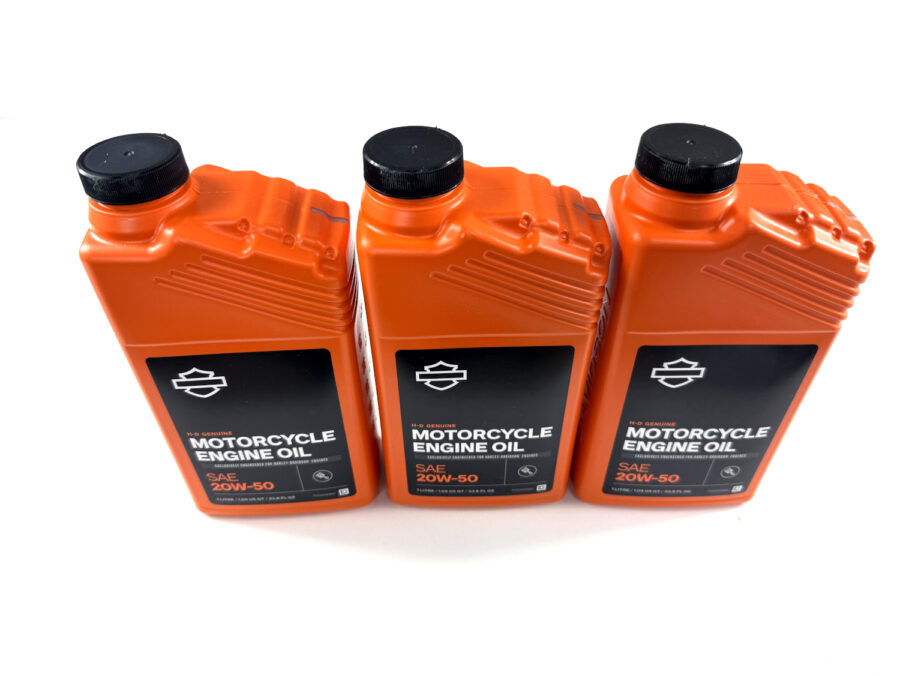 HARLEY DAVIDSON ZESTAW EKSPLOATACYJNY OLEJ SILNIKOWY MINERALNY 20W50 3L