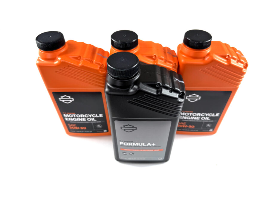 HARLEY DAVIDSON ZESTAW EKSPLOATACYJNY OLEJ SILNIKOWY MINERALNY 20W50 3L, FORMULA+ 1L