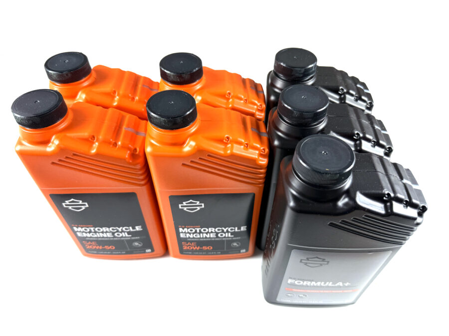 HARLEY DAVIDSON ZESTAW EKSPLOATACYJNY OLEJ SILNIKOWY MINERALNY 20W50 4L, FORMULA+ 3L