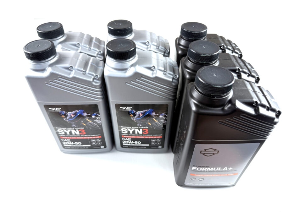 HARLEY DAVIDSON ZESTAW EKSPLOATACYJNY OLEJ SILNIKOWY SYN3 20W50 4L, FORMULA+ 3L