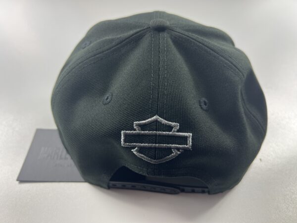 HARLEY DAVIDSON CZAPKA Z DASZKIEM SNAPBACK CZARNA SZARE LOGO B&S ROZMIAR UNIWERSALNY - ORYGINALNA HARLEY DAVIDSON - obrazek 4