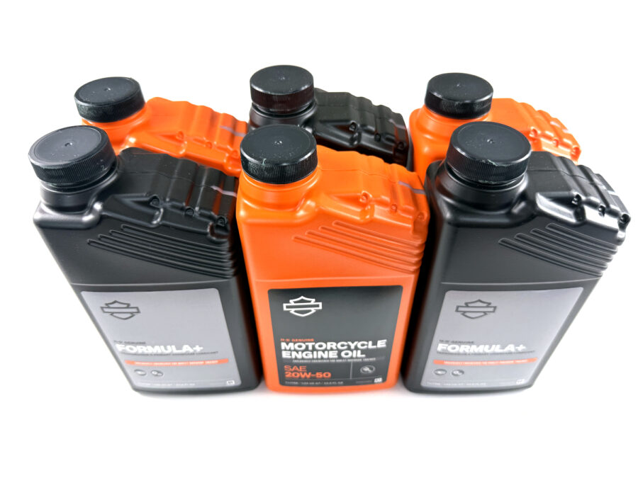 HARLEY DAVIDSON TOURING ZESTAW EKSPLOATACYJNY OLEJ SILNIKOWY MINERALNY 20W50 3L, FORMULA+ 3L