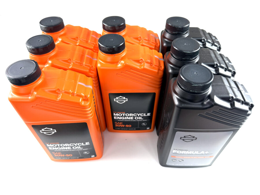 HARLEY DAVIDSON ZESTAW EKSPLOATACYJNY OLEJ SILNIKOWY MINERALNY 20W50 5L, FORMULA+ 3L