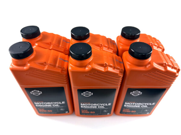 HARLEY DAVIDSON TOURING ZESTAW EKSPLOATACYJNY OLEJ SILNIKOWY MINERALNY 20W50 6 LITRÓW