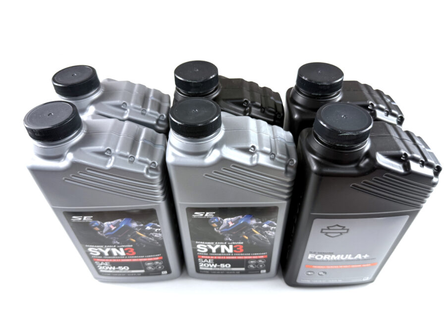 HARLEY DAVIDSON TOURING ZESTAW EKSPLOATACYJNY OLEJ SILNIKOWY SYN3 20W50 3L, FORMULA+ 3L