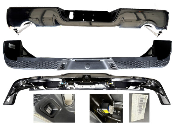 RAM 1500 CLASSIC 2009-2024 ZDERZAK TYŁ OEM MOPAR 55112601AE